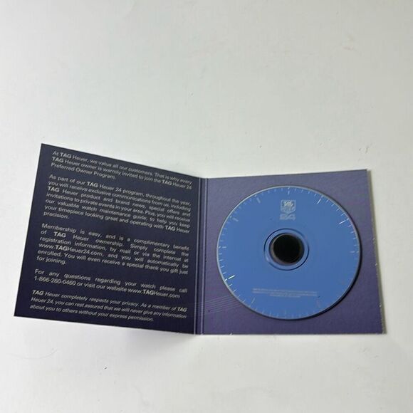 TAG HEUER INSTRUCTIONS Chronograph MANUAL BOOKLET 24 owner - Picture 8 of 9